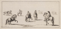 TvB G 5500
<br/>
Studieblad van paarden (6)
<br/>
<em>Leclerc, Sebastiaan I (1637-1714)</em>